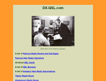 Tablet Screenshot of dx-qsl.com
